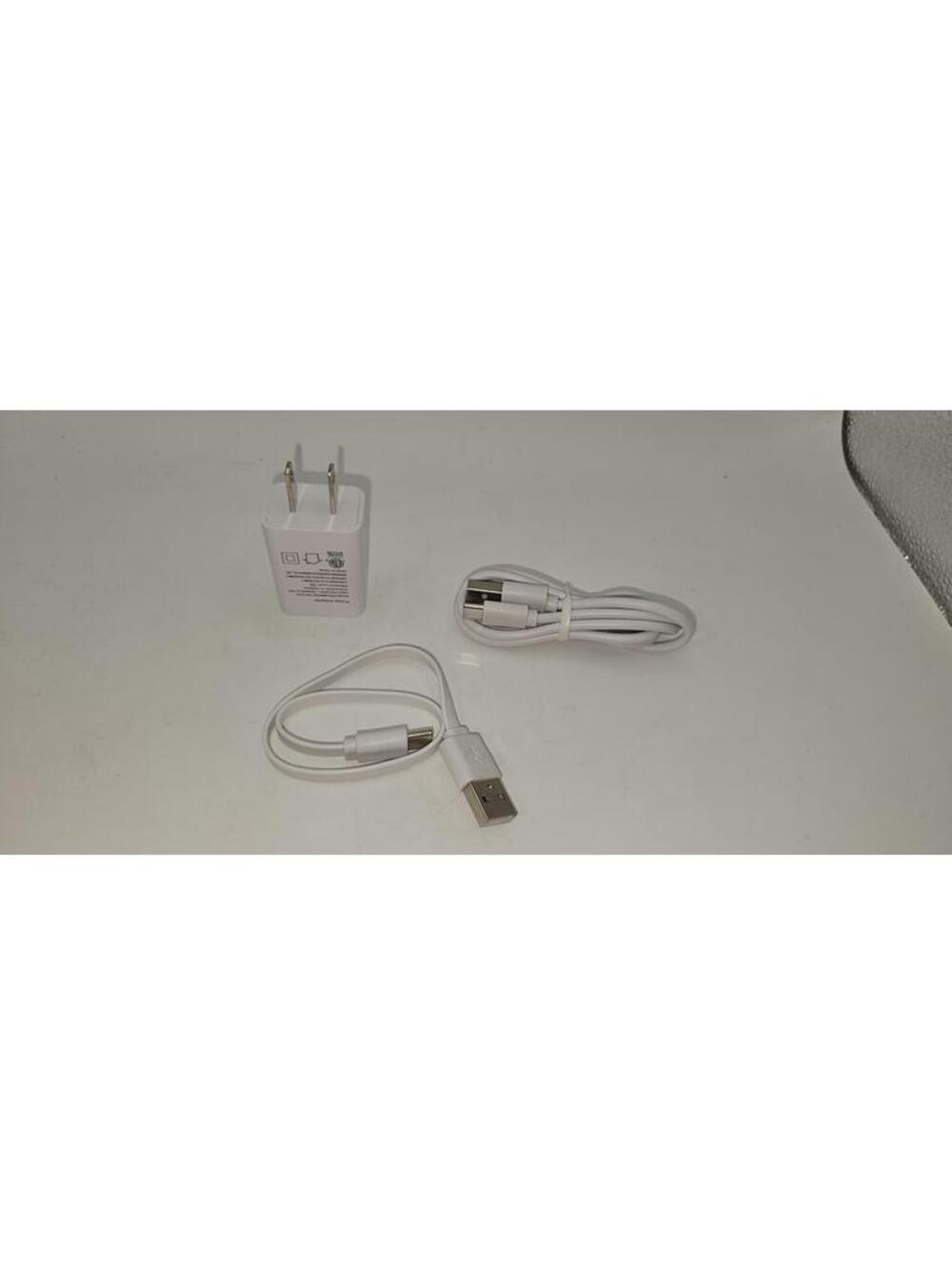 White USB Wall Charger and 2 USB-C Cable